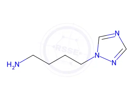 Chemical structure of 1-(4-Aminobut-1-yl)-1H-1,2,4-triazole dihydrochloride