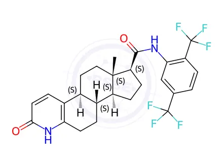 Chemical structure of Dutasteride Impurity L