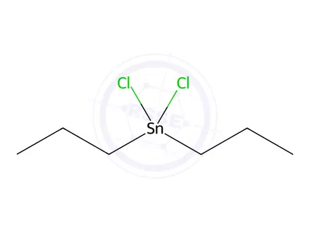 Chemical structure of Di-n-propyl tin dichloride