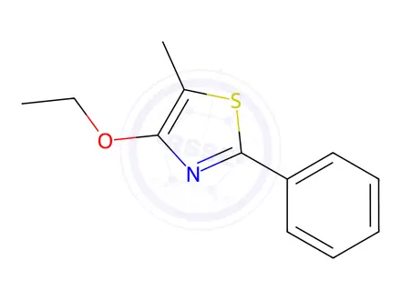 Chemical structure of Thiazole, 4-ethoxy-5-methyl-2-phenyl-(9CI)