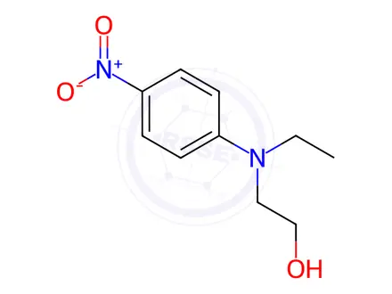 Chemical structure of Ethanol, 2-[ethyl(4-nitrophenyl)amino]-