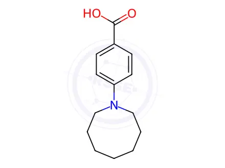 Chemical structure of 4-Azocan-1-ylbenzoic acid