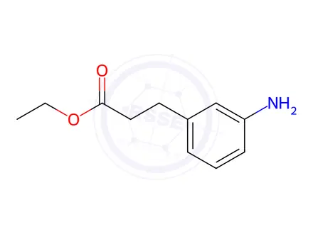 Chemical structure of Ethyl 3-(3-Aminophenyl)propanoate Hydrochloride