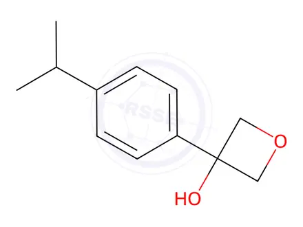 Chemical structure of 3-(4-isopropylphenyl)oxetan-3-ol