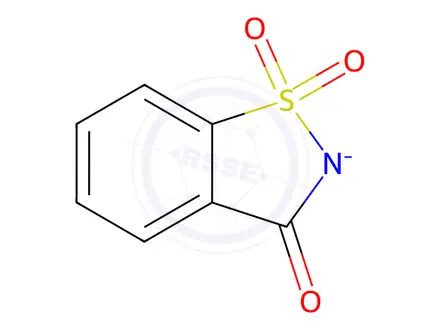 Chemical structure of Sodium 3-oxo-3H-benzo[d]isothiazol-2-ide 1,1-dioxide hydrate