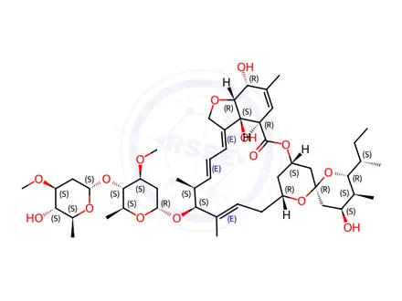 Chemical structure of Ivermectin Impurity 3 (Ivermectin EP Impurity C)