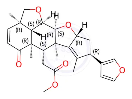 Chemical structure of Nimbolide Impurity 1