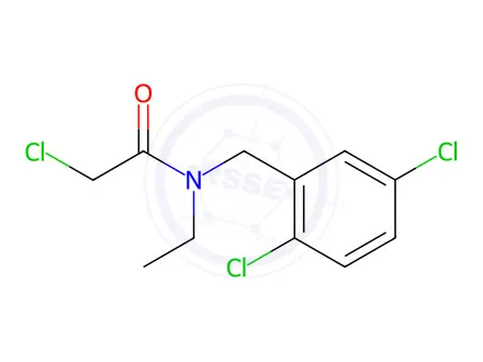 Chemical structure of 2-Chloro-N-(2,5-dichlorobenzyl)-N-ethylacetamide