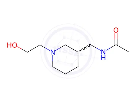 Chemical structure of N-((1-(2-Hydroxyethyl)piperidin-3-yl)methyl)acetamide