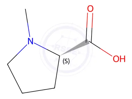 Chemical structure of 1-Methyl-L-proline Hydrochloride