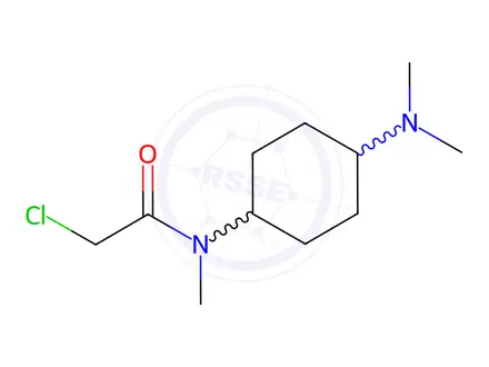 Chemical structure of 2-Chloro-N-(4-(dimethylamino)cyclohexyl)-N-methylacetamide