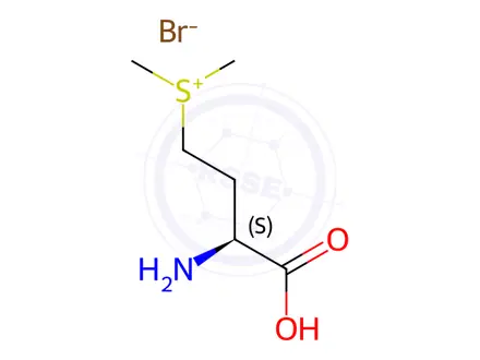 Chemical structure of L-METHIONINE METHYLSULFONIUM BROMIDE