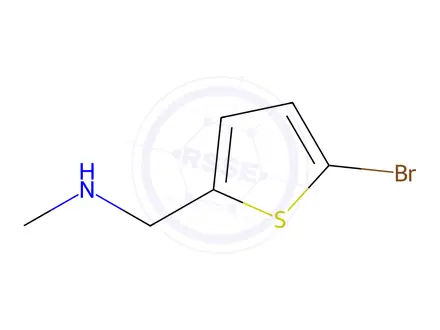 Chemical structure of [(5-bromothiophen-2-yl)methyl](methyl)amine