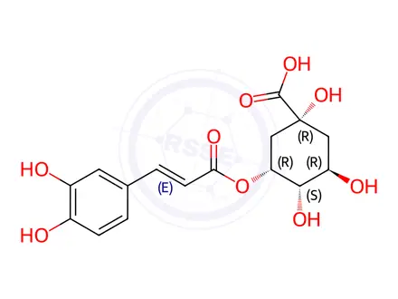 Chemical structure of Neochlorogenic acid