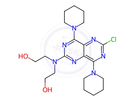 Chemical structure of Dipyridamole EP Impurity C