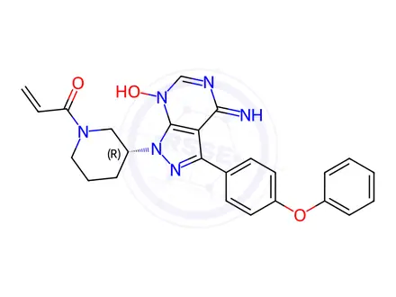 Chemical structure of Ibrutinib Impurity 32