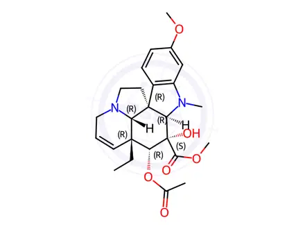 Chemical structure of Vindoline