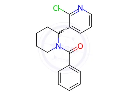 Chemical structure of (2-(2-Chloropyridin-3-yl)piperidin-1-yl)(phenyl)methanone