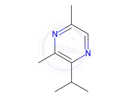 Chemical structure of Pyrazine, 2,6-dimethyl-3-(1-methylethyl)-(9CI)