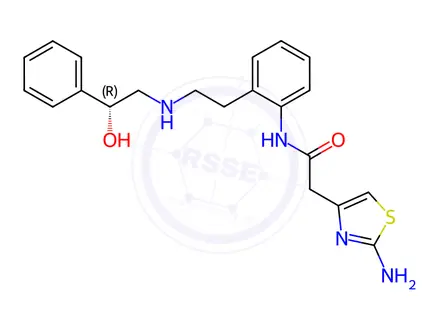 Chemical structure of Mirabegron Impurity 12