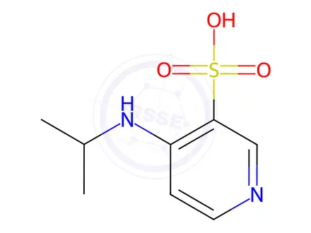 Chemical structure of 4-(Isopropylamino)pyridine-3-sulfonic acid