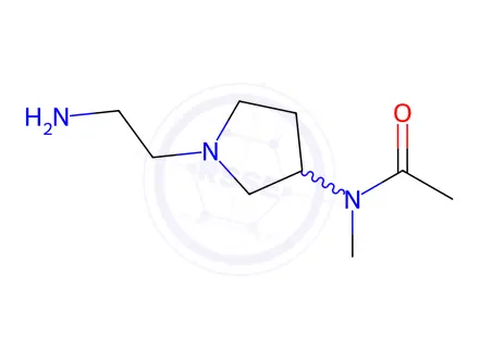 Chemical structure of N-(1-(2-Aminoethyl)pyrrolidin-3-yl)-N-methylacetamide