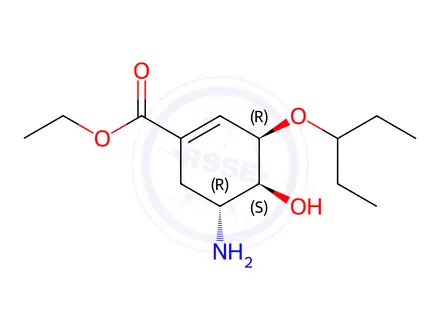 Chemical structure of Oseltamivir Phosphate Impurity 324
