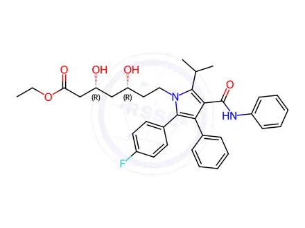 Chemical structure of Atorvastatin Impurity M