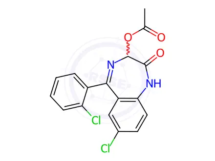 Chemical structure of Lorazepam Related Compound A