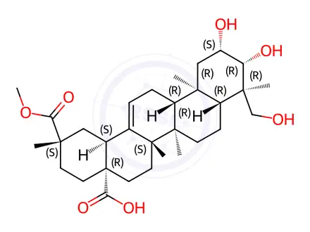 Chemical structure of Escin Impurity 5