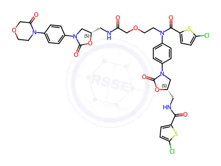 Chemical structure of Rivaroxaban EP Impurity J