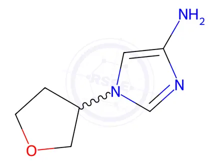Chemical structure of 1-(Tetrahydrofuran-3-yl)-1h-imidazol-4-amine