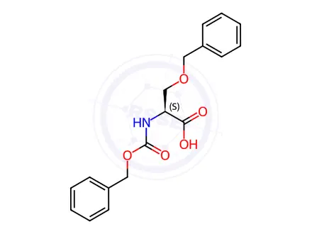 Chemical structure of Cbz-Ser(Bzl)-OH