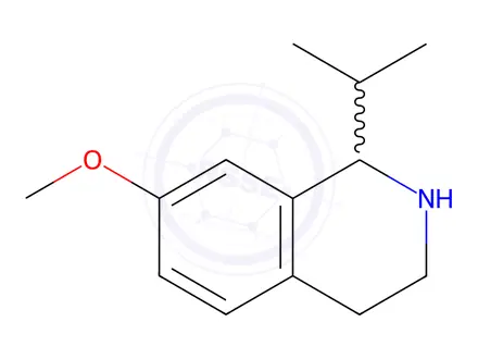Chemical structure of 7-Methoxy-1-(propan-2-yl)-1,2,3,4-tetrahydroisoquinoline