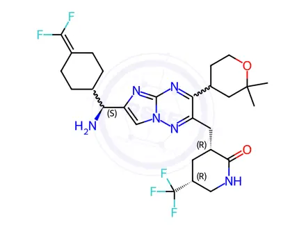 Chemical structure of 1,2,3,4-tetra-O-acetyl-6-azido-6-deoxy-a-D-mannose