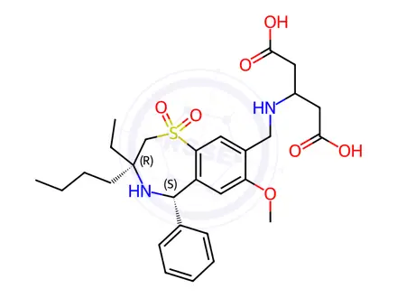 Chemical structure of Linerixibat Impurity 1