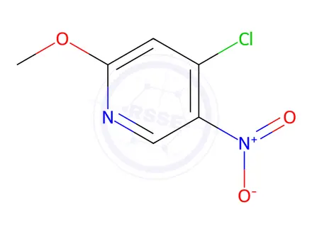 Chemical structure of 4-chloro-2-methoxy-5-nitropyridine