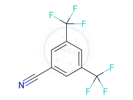 Chemical structure of 3,5-Bis(trifluoromethyl)benzonitrile
