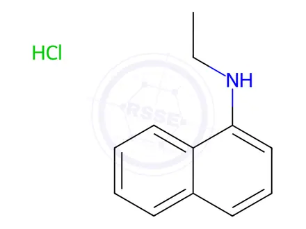 Chemical structure of ALPHA-N-ETHYL-1-NAPHTHYLAMINE HYDROCHLORIDE
