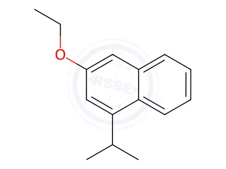 Chemical structure of Naphthalene, 3-ethoxy-1-(1-methylethyl)-(9CI)