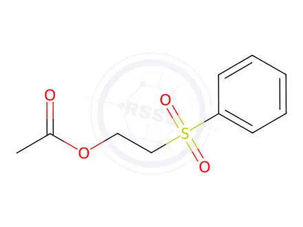Chemical structure of Acetic acid 2-(phenylsulfonyl)ethyl ester