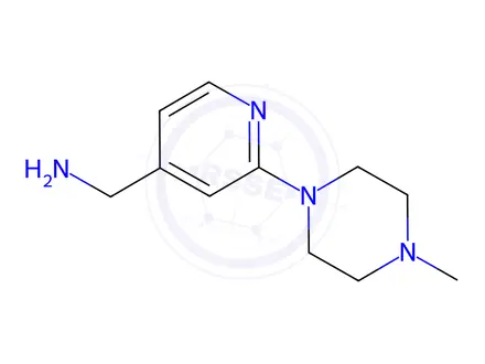 Chemical structure of [2-(4-methylpiperazin-1-yl)pyridin-4-yl]methanamine