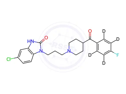 Chemical structure of Milenperone-d4