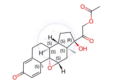 Chemical structure of Prednisolone Impurity 16