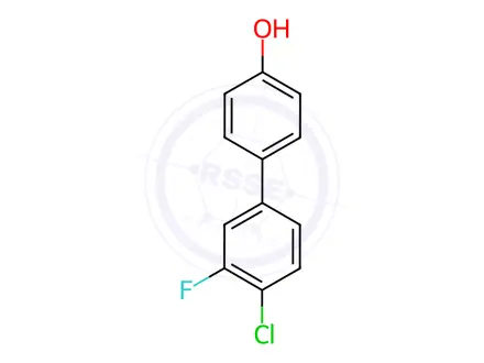 Chemical structure of 4'-Chloro-3'-fluoro-[1,1'-biphenyl]-4-ol