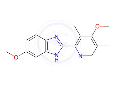 Chemical structure of Omeprazole Impurity 43