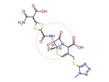 Chemical structure of Cefotetan Impurity 6
