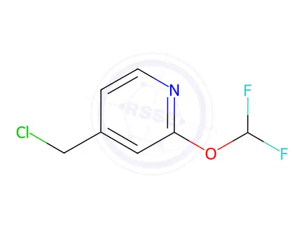 Chemical structure of 4-(Chloromethyl)-2-(difluoromethoxy)pyridine