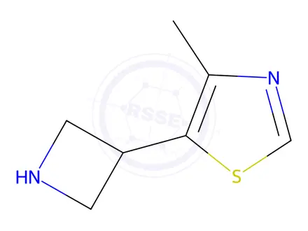 Chemical structure of Thiazole, 5-(3-azetidinyl)-4-methyl-