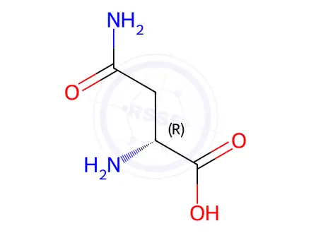Chemical structure of Asparagine Impurity 12 (D-Asparagine)